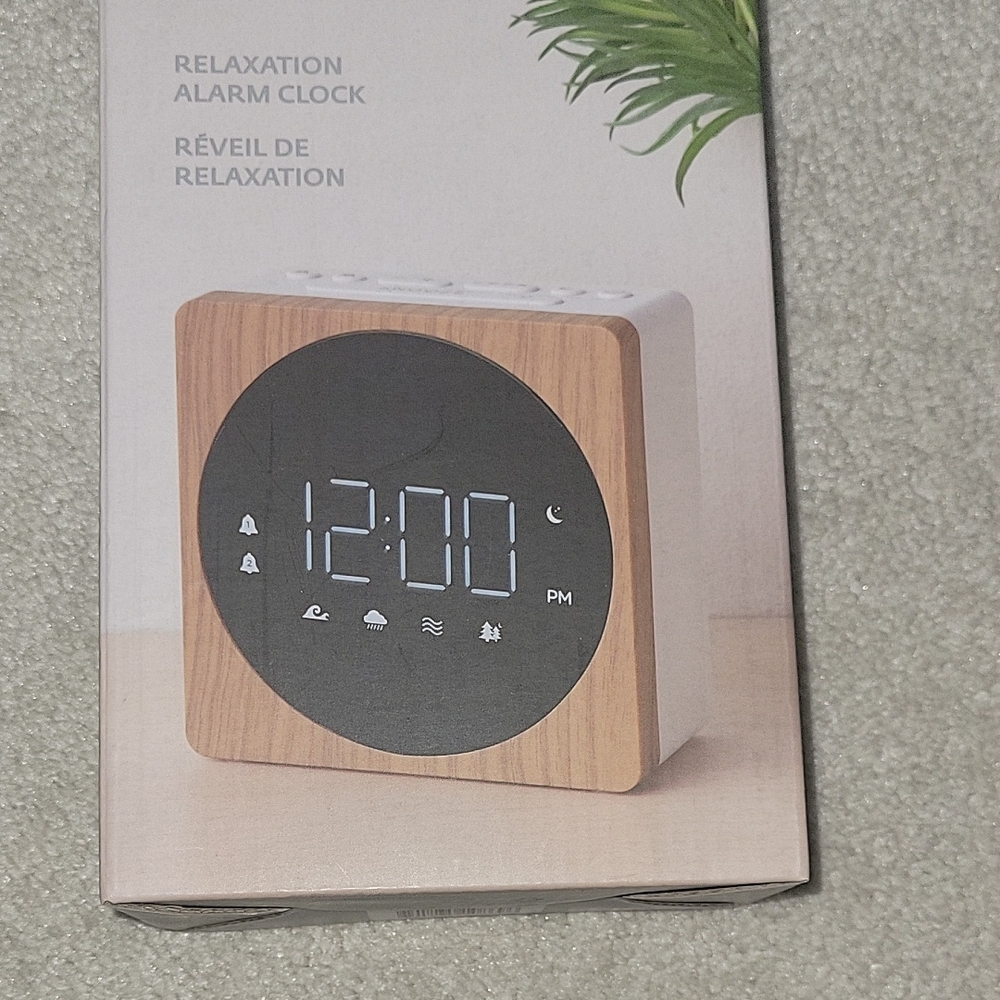 Wooden Digital Alarm Clock